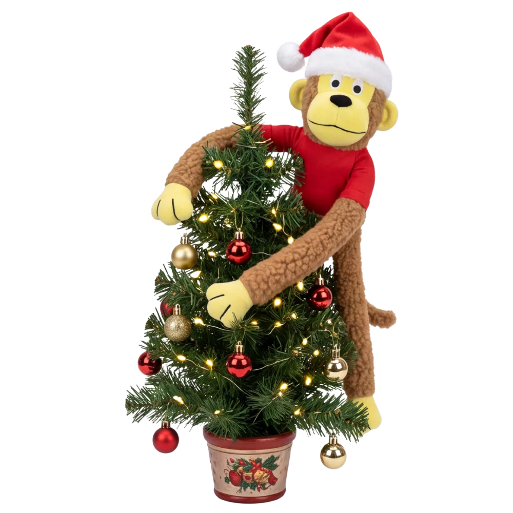 BRINQUEDO MACACO NATAL - Imagem 5